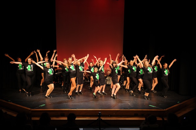 Students in the Jersey Tap fest. Photo by Darnell Gourdine.